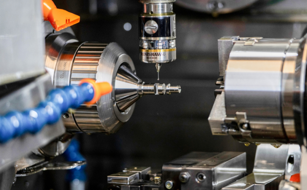 Precision CNC machining of a titanium dental implant component
